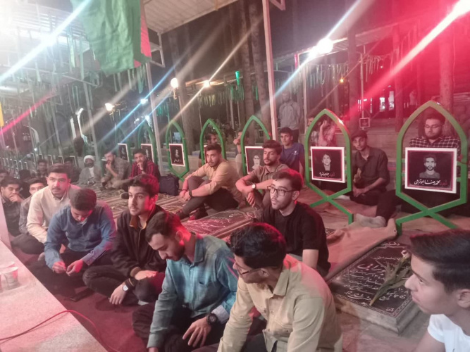 در جوار مزار شهدای شهرستان بیرجند برگزار شد
